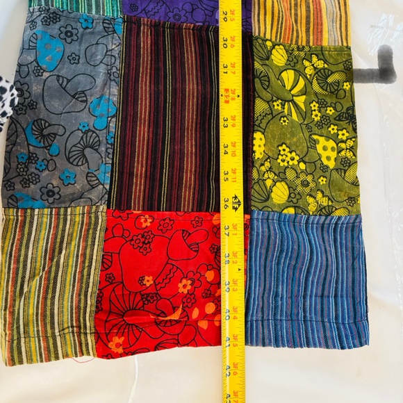 Colorful Patchwork Maxi Dress - Picture 4 of 8